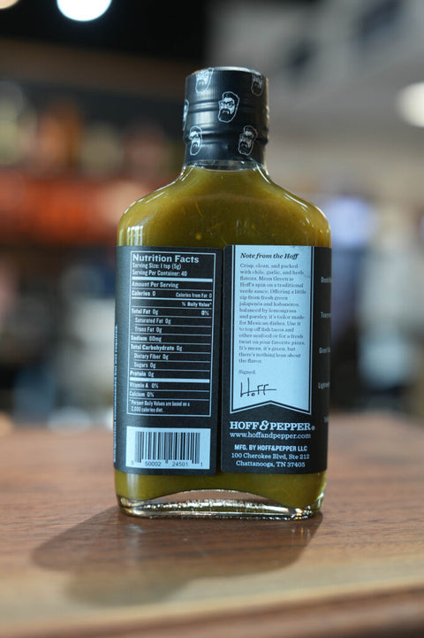 Hoff Mean Green Hot Sauce