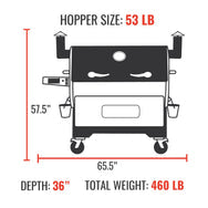 RT-2500 BFG WOOD PELLET GRILL