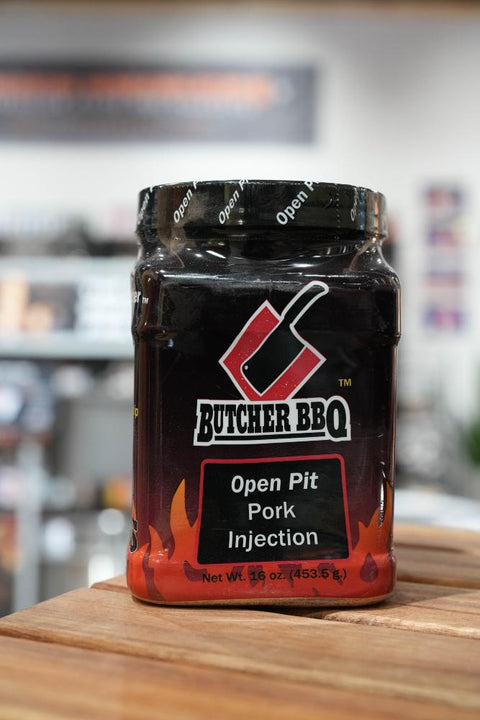 Butcher Open Pit Pork Inj-1lb