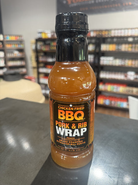 Chicken Fried BBQ Peach Pork & Rib Wrap