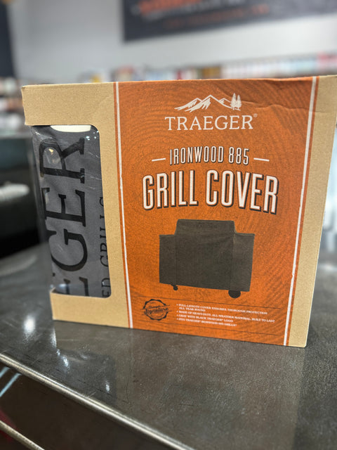 FULL-LENGTH GRILL COVER IRONWOOD 885