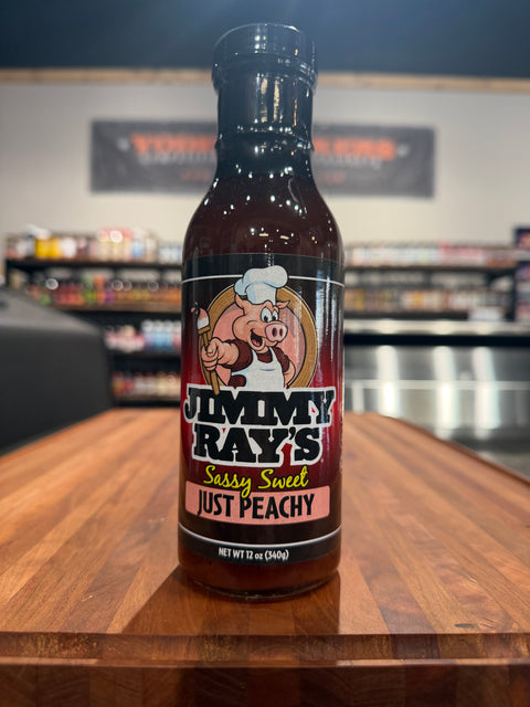 Jimmy Rays Just Peachy Sauce - 12oz Bottle