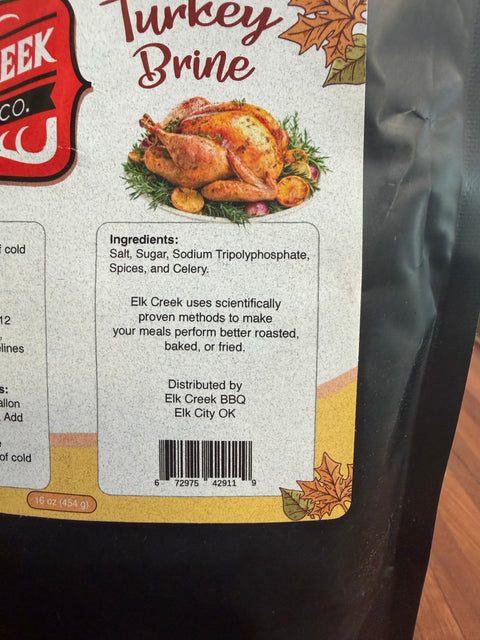 Elk Creek Turkey Brine