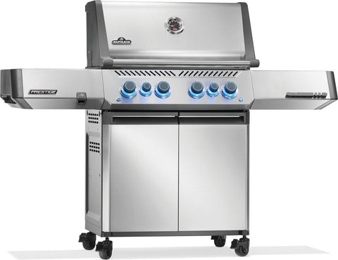 Prestige® 500 RSIB Gas Grill with Infrared Side and Rear Burner, Stainless Steel