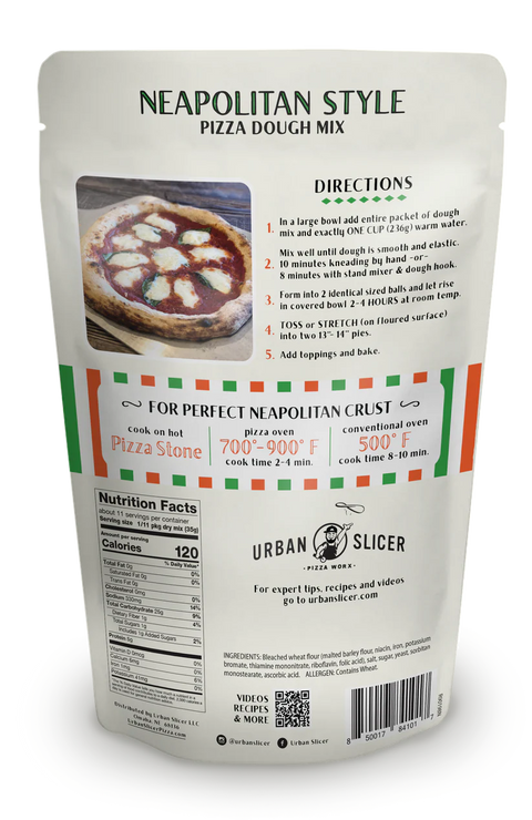 Urban Slicer Pizza NEAPOLITAN STYLE PIZZA DOUGH MIX 13.4 OZ